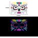 GotGala 4 sheets Day of the Dead Face Temporary Tattoos Glow in Dark Sugar Skull Halloween Makeup Floral Black Skeleton Web Full Mask Stickers for Women Men Dia De Los Halloween Masquerade Party Favor Supplies - Buy Online on GoSupps.com