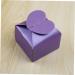 Abaodam 50pcs Box Candy Containers Party Supplies Chocolates for Gifting Box Square Bottom Biscuit Box 6*6cm Purple - Buy Online on GoSupps.com