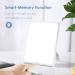 Ultra-Thin UV-Free Light Therapy Lamp | 10000 Lux, Timer & Brightness Levels | Memory Function | 90 Rotatable Stand | White - Buy Online on GoSupps.com
