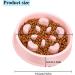 Mediloe Slow Feeder Dog Bowl - Anti-Gulp Bloat Stop Bowl - Pink Slow Feed Bowl - Buy Online on GoSupps.com