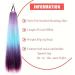 Ponytail Extensions Colorful Straight Ponytail Extension with Elastic Hair Tie Ombre Braiding Hair 26 inch Rainbow Color Braiding Ponytail Extension for Girls Kids Ponytail Hair Extensions (Color : 0 26inches 001 - Buy Online on GoSupps.com