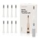 Sonic Electric Toothbrush for Adults - Rechargeable Electric Toothbrush with 8 Brush Heads 6 Modes Built-in 2 Minute Timer Charge 4 Hours Last 90 Days(Off-White Large) Off-white 1 Count (Pack of 1)