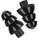 Tree Shape Design Silicone Earplugs for Swimming, Waterproof & Fashionable - Black - Buy Online on GoSupps.com