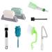 Groove Cleaning Tools Hand-held Groove Gap Cleaning Tools Door Window Track Kitchen Cleaning Brushes Wear-Resistant Gap Cleaner Household Cleaning 8