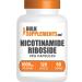 BulkSupplements.com Nicotinamide Riboside Capsules - NAD+ Supplement Nicotinamide Riboside 1000mg - Gluten Free 2 Capsules per Serving 120 Count (Pack of 1)
