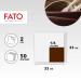 Fato Disposable Paper Napkins - 50 Pack 33x33 cm 4-Folded 2-Layer Chocolate Color Ideal for Lunch & Buffets - 100% Pure Cellulose FSC Certified - Buy Online on GoSupps.com