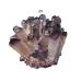 Natural Crystal Rough Natural Crystal Cluster Brown and Purple Purple Quartz Stone Raw Crystal Home Decor (Size : 200-300g)