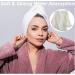 Qyiqis Quick-Dry Hair Turban Set - 2 Absorbent Microfiber Towels for All Hair Types | Shower Hood with Button - Buy Online on GoSupps.com