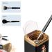 Mini Automatic Makeup Brush Cleaner - Black and Golden Brush Washing Machine for Women and Girls - Buy Online on GoSupps.com