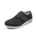 Mens Diabetic Shoes Extra Wide Widths Walking Edema Sneakers Adjustable Strap Easy On/Off for Support Swollen Feet 12.5 Dark Gray
