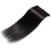 Buy Clip In Extensions - Real Remy Hair Thin 8 Wefts 18 Clips 55cm 75g - #1 Black - International Shipping Available - Buy Online on GoSupps.com