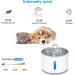 Wonder Creature 2.4L Stainless Steel Cat Water Fountain with LED Light - Ideal for Cats and Dogs - Buy Online on GoSupps.com