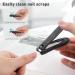 Bezox Nail Clipper with Catcher & Built-in File - Splash-Free Finger Nail Cutter for Perfect Manicure | International Shipping Available - Buy Online on GoSupps.com
