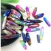 Colorful Titanium Aura Lemurian Seed Quartz Crystal Stone Point Specimen Elecrtoplated Crystals Decoration Crafts Stones 100g Stone Crystal Reiki - Buy Online on GoSupps.com