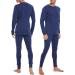 MERINNOVATION Men's 100% Merino Wool Base Layer Set - Indigo Blue - Size Medium - Buy Online on GoSupps.com