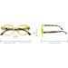 Gian Marco Venturi Women's Ferrara Reading Glasses - Green - Stylish M Size Eyewear for International Shipping - Buy Online on GoSupps.com