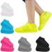 Waterproof Silicone Shoe Covers - Reusable Anti-Slip Overshoes for Men, Women, Kids - Foldable Galoshes Rain Boots - Black (Medium) - Buy Online on GoSupps.com