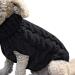 PetyOung dog sweater vest warm coat pet. Soft knitted wool winter sweater knitted crochet coat clothing for small medium dogs (L black) l black