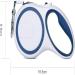 Hycyyfc Roller Linen Dog Leash - 3/5m Adjustable Pull-Out Leash for Small & Large Dogs Comfortable Handle Robust Training Line in Blue - Buy Online on GoSupps.com