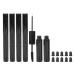 5pcs Mascara Tubes  Empty Mascara Tube Black Eyelash Wand Cream Bottle  DIY Making Safe Durable Spiral Design Refillable Container for Liquid Eyeliner