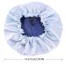 Buy Cospack Extra Large Adjustable Satin Sleeping Hood - Double Layer Turnable Silk Cap for Hair Care - Nany + L Blue - Buy Online on GoSupps.com