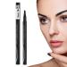 4 Tip Eye Brow Pencils Smudge-Proof Brow Pencil with 4 Forks Daily Eyebrow Makeup Supplies for Home Working Dating Traveling Gathering Jpsdows 3# Black