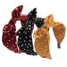 Wavelet Point Non Slip Fashion Wide Headbands Lady Hairband Elastic Fabric Hair Hoop Hair Accessories For Girls. 3dropbow