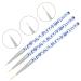 3 Piece Acrylic Nail Brush Set - Blue Professional Nail Art Liner & Detail Brushes for UV Gel & Acrylic Manicure - Buy Online on GoSupps.com