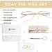 Yukang Blue Light Filter Glasses for Women - TR90 Lightweight Gaming Goggles - Stylish Brown PC Glasses for Eye Protection - Buy Online on GoSupps.com