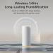 JISULIFE 500ml Mini Portable Cool Mist Humidifier - Quiet Dual Mist, Auto Shut-Off - Bedroom, Baby Bedside, Travel, Car - White - Buy Online on GoSupps.com