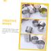 Zerodeko 12 Pcs Mousse Circle Mousse Making Molds Cheese Baking Ring Mold Non-Stick Baking Plate Round Art Baking Pan Round Cake Pan Cake Ring Mold Stainless Steel Household Micro-Wave Oven Silver 6x2pcs 6X6X5CMx2pcs - Buy Online on GoSupps.com