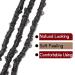 30 Inch Distressed Butterfly Faux Locs Crochet Hair 8 Packs - Long Lightweight Style in 1B - Natural Black (Pack of 8) - Buy Online on GoSupps.com