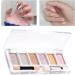 Nail Mirror Powder 6 Colours Manicure Chrome Glitter Pigment with Eyeshadow Sticks Golden  - Buy Online on GoSupps.com