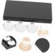 POPETPOP Palette de Maquillage Vide Rectangulaire Noire Matte 3 Godets Aluminium avec Miroir pour Fard Paupi res Blush et Correcteur Usage Mobile - Buy Online on GoSupps.com