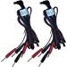 JTKENS 2pcs 4 in 1 Pin Type Electrode Lead Wires Cable for TENS/EMS/IF 2mm pin Cable connectors & 4pcs Tens Lead Wire Adapters - Buy Online on GoSupps.com