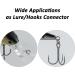 Dr.Fish Stainless Steel Split Ring 200LB-14mm 20 Pack - High Strength Flattened Hyper Wire Heavy Duty Lure Ring for Saltwater Fishing - Buy Online on GoSupps.com