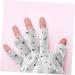 FRCOLOR 2 Pairs Nail Gloves Uv Light Gloves Gel Manicure Uv Gloves Gel Manicure Gloves Uv Lamp Uv Protection Manicure Gloves Polyester Grill Lamp Women's White Lightweight 38x13cm - Buy Online on GoSupps.com