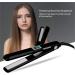Upgrade Infrared Hair Straightener | Professional Cold Flat Iron for Damaged Hair Care & Treatment | LCD Display 360 Swivel Cord Auto Off Dual Voltage - Black - Buy Online on GoSupps.com