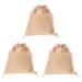 TOVINANNA 3pcs Hair Dryer Storage Bag Hair Blower Bag Cotton Hair Dryer Bag Guest Bathroom Essentials Fabric 29.50X25.50X1.00CMx3pcs Light Yellowx3pcs