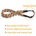 Silk-Co Women s 5-Strand Blonde Braided Hair Band - Vintage Elastic Headband for Weddings | Hair Tie & Extensions 2.5cm Wide - Buy Online on GoSupps.com
