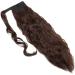 20 Synthetic Wrap Around Ponytail Hair Extension - Corn Wave Medium Brown - Buy Online on GoSupps.com