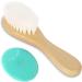 Eycikafa Baby Hair Brush Set - Gentle Goat Bristles for Newborns & Toddlers - Cradle Cap Treatment - 2pcs (Green) - Buy Online on GoSupps.com