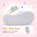 Joinfree Baby Sneakers | Soft Anti-Slip Sole Newborn First Walkers | Breathable Athletic Running Shoes 0-6 Months White - Buy Online on GoSupps.com