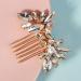 DEARMAMY Hair Comb Flower Rhinestone Hair Decoration Bride Hair Side Comb Hair Accessory - Buy Online on GoSupps.com