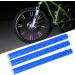 Keenso 4 Packs Reflective Spoke Bike Wheel Rim Strip - 48 Pcs, Mountain Bike Steel Wheel Reflectors for Safe Night Riding - Buy Online on GoSupps.com