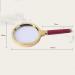 Magnifying Glass 10X Handheld Reading Magnifier HD Glass Lens Comfort Metal Grip 80mm HD Portable Reading Magnifying Glass - Buy Online on GoSupps.com