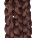 Tess 41 Jumbo Braids Extensions - Crochet Synthetic Hair (3PCs 165g/bundle 100cm) - Chestnut & Chocolate Brown - Buy Online on GoSupps.com