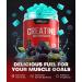 99.99% Creatine Monohydrate Gummies More 15% Strength, 5X Energy & Muscle Support Pre-Workout Complex Creatine for Women & Men with 5000mg Creatine, L-Taurine, B12, Mg and K, Vegan Blue Raspberry 120 Count (Pack of 1) - Buy Online on GoSupps.com