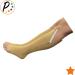 NEW Open Toe Knee Length Compression Hosiery - Beige Calf Support Stockings L/XL | International Shipping - Buy Online on GoSupps.com