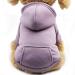 Fashion focus on winter dog hoodies with bags cotton warm for small dogs chihuahua coat clothing puppy cat custume (purple small) s Violett